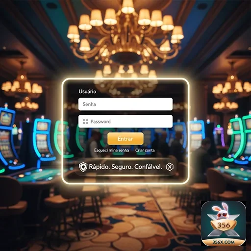 Ilustração de Explore Slots Rápidos no 356x com Suporte Premium
